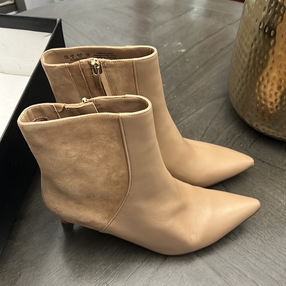 27 EDIT NATURALIZER   Florentine Bootie In Bamboo Tan Leather - Picture 5 of 10